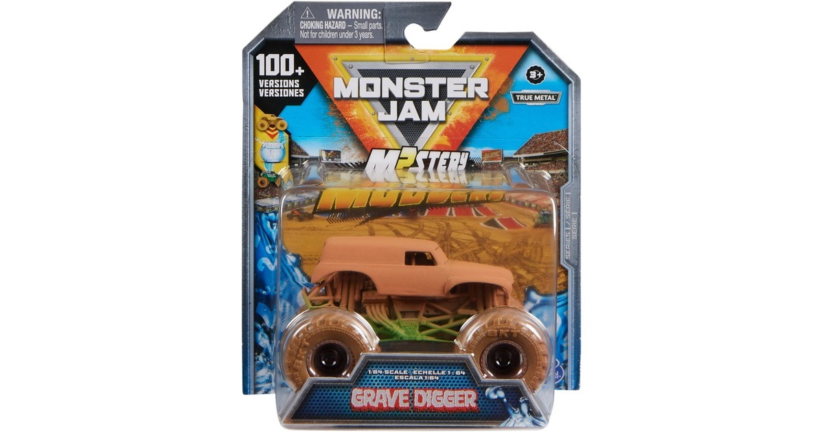 Spin Master Monster Jam Mystery Mudders, Spielfahrzeug(sortierter Artikel, ein Spielfahrzeug)