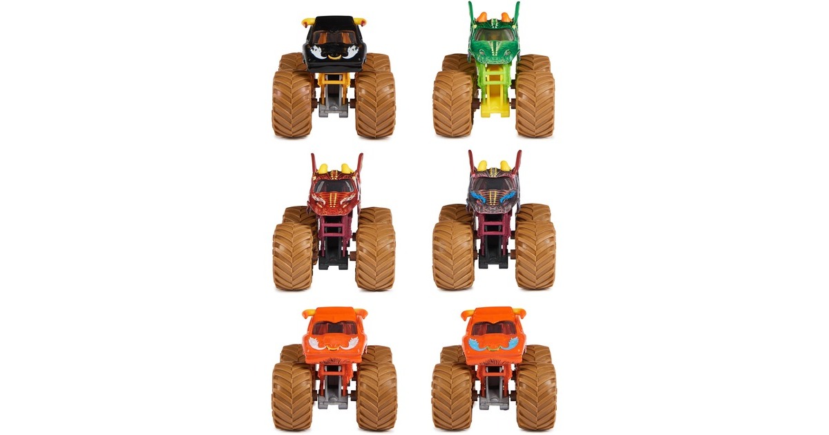 Spin Master Monster Jam Mystery Mudders, Spielfahrzeug(sortierter Artikel, ein Spielfahrzeug)