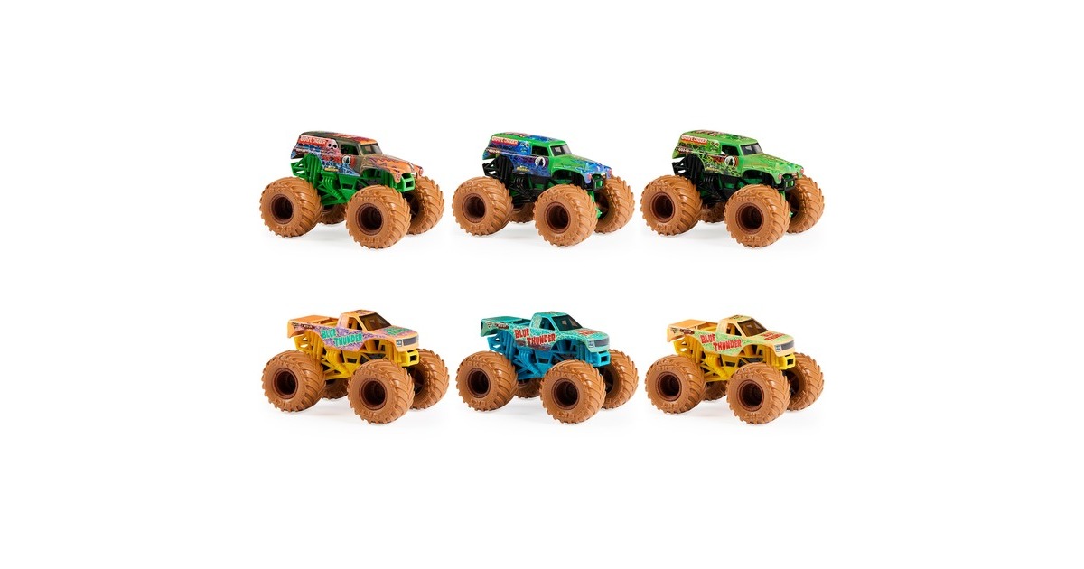 Spin Master Monster Jam Mystery Mudders, Spielfahrzeug(sortierter Artikel, ein Spielfahrzeug)