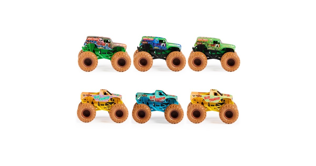 Spin Master Monster Jam Mystery Mudders, Spielfahrzeug(sortierter Artikel, ein Spielfahrzeug)