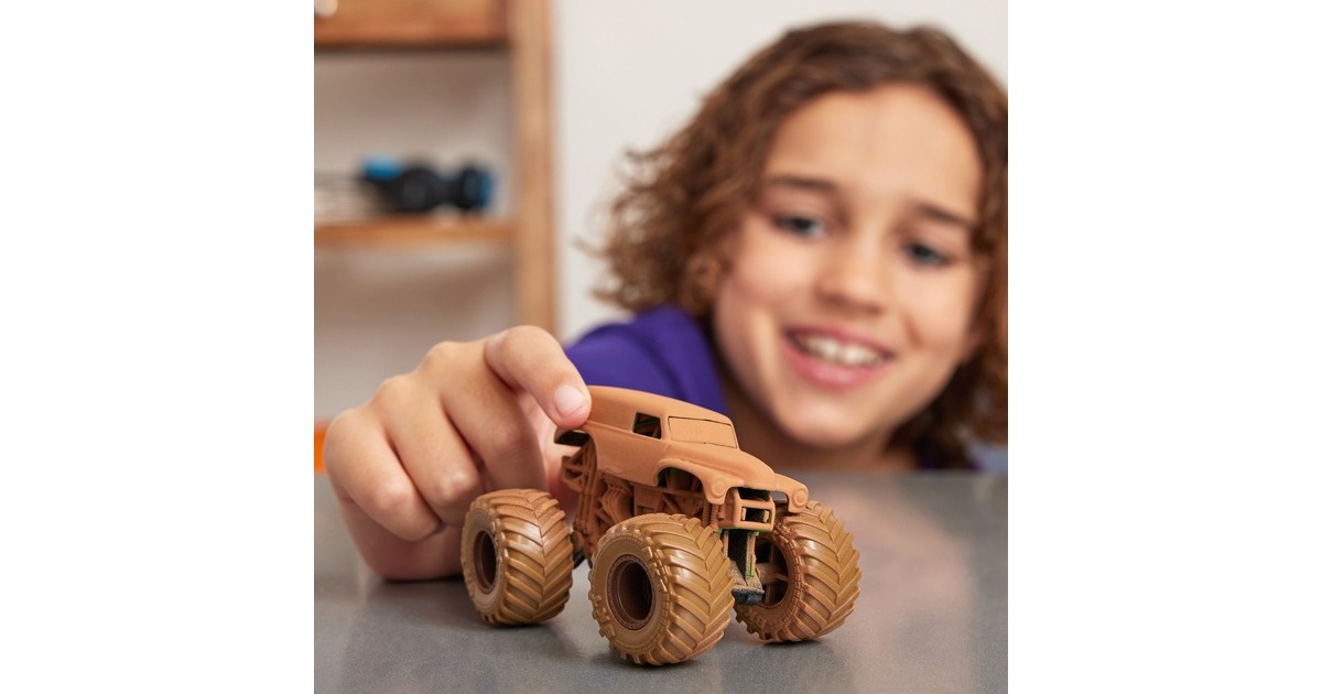 Spin Master Monster Jam Mystery Mudders, Spielfahrzeug(sortierter Artikel, ein Spielfahrzeug)
