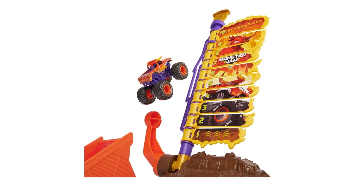 Spin Master Monster Jam - Big Air Challenge mit El Toro Loco, Spielfahrzeug