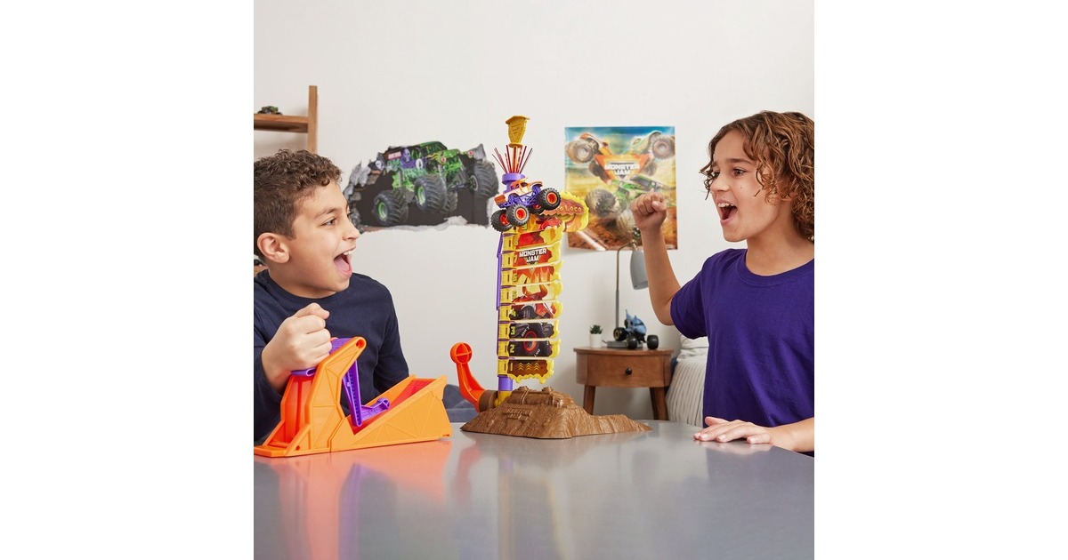 Spin Master Monster Jam - Big Air Challenge mit El Toro Loco, Spielfahrzeug