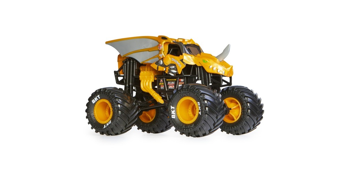 Spin Master Monster Jam - Offizieller Bakugan Dragonoid Monster Truck, Spielfahrzeug(Maßstab 1:24)