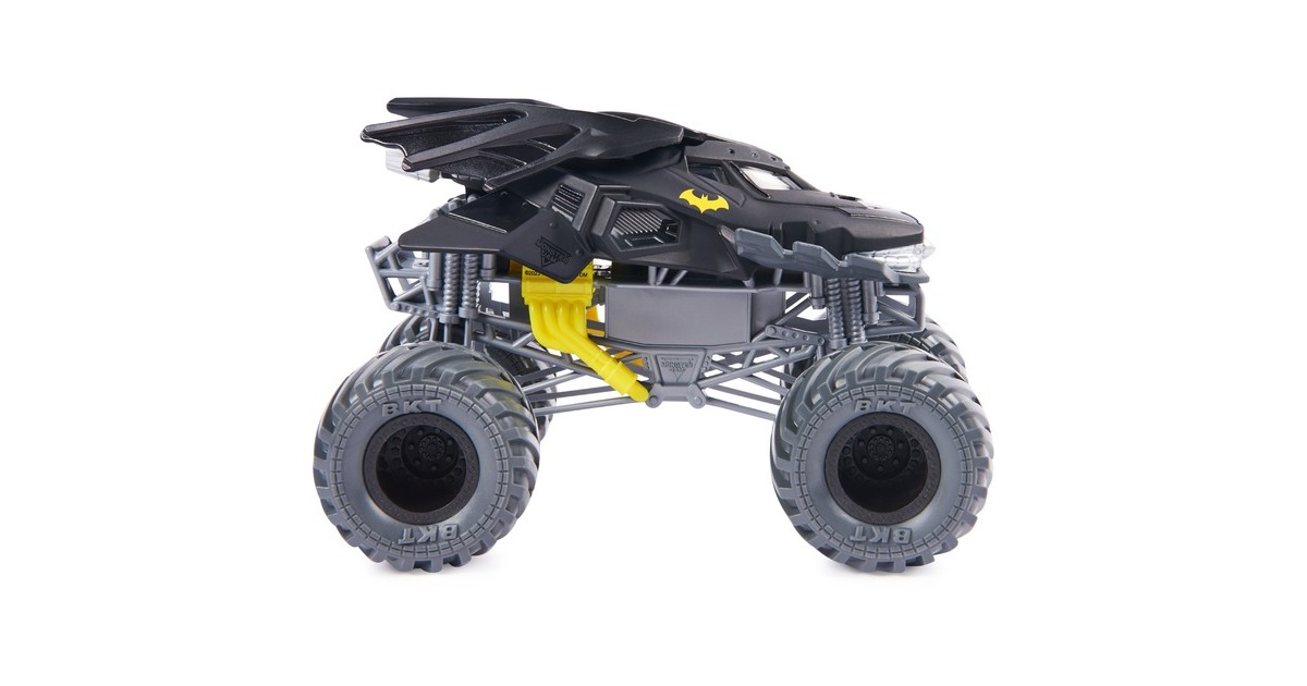 Spin Master Monster Jam - Offizieller Batmobile Monster Truck, Spielfahrzeug(Maßstab 1:24)
