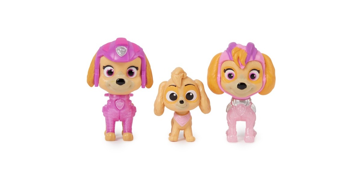 Spin Master PAW Patrol Der Mighty Kinofilm - 3-teiliges Spielfiguren-Geschenkset Skye