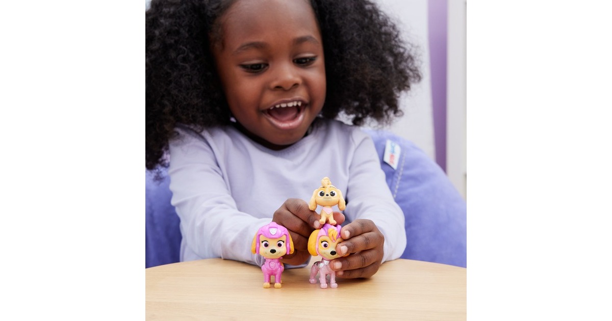 Spin Master PAW Patrol Der Mighty Kinofilm - 3-teiliges Spielfiguren-Geschenkset Skye