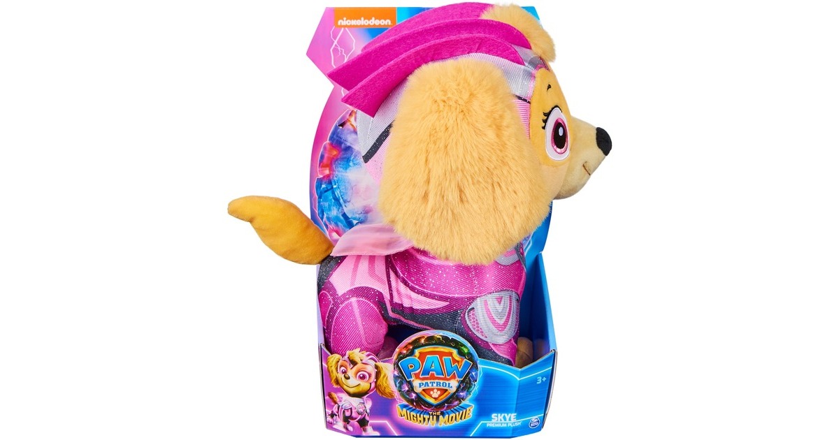Spin Master PAW Patrol Der Mighty Kinofilm - Skye, Kuscheltier(30 cm)