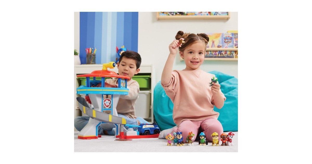 Spin Master PAW Patrol - Action Pack Pups Geschenkset, Spielfigur(10 Hundefiguren)