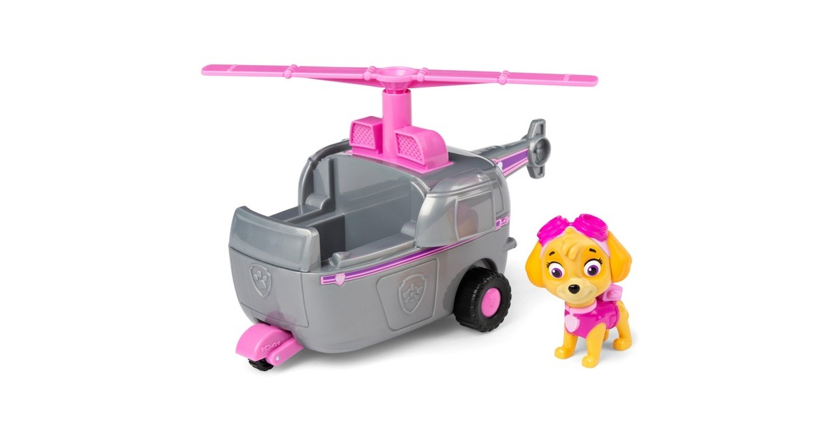 Spin Master Paw Patrol Helikopter von Skye, Spielfahrzeug(mit Sammelfigur)