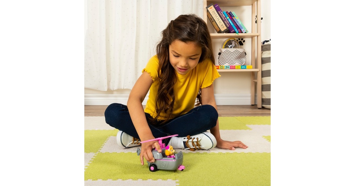 Spin Master Paw Patrol Helikopter von Skye, Spielfahrzeug(mit Sammelfigur)