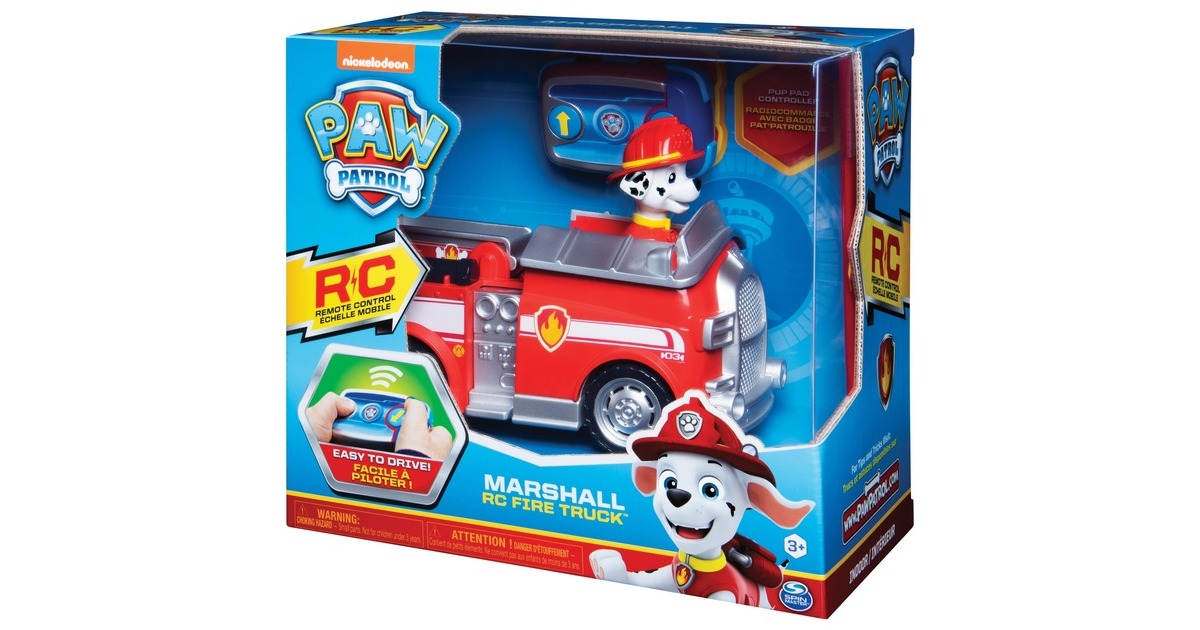 Spin Master Paw Patrol Marshall RC Fire Truck(rot/silber)