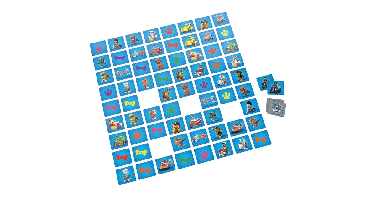 Spin Master Paw Patrol Memo-Spiel Köfferchen, Gedächtnisspiel