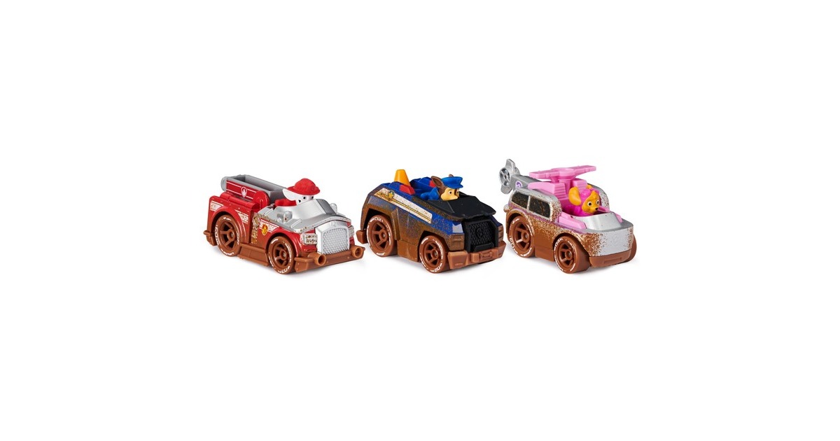 Spin Master Paw Patrol True Metal 3er-Pack, Spielfahrzeug
