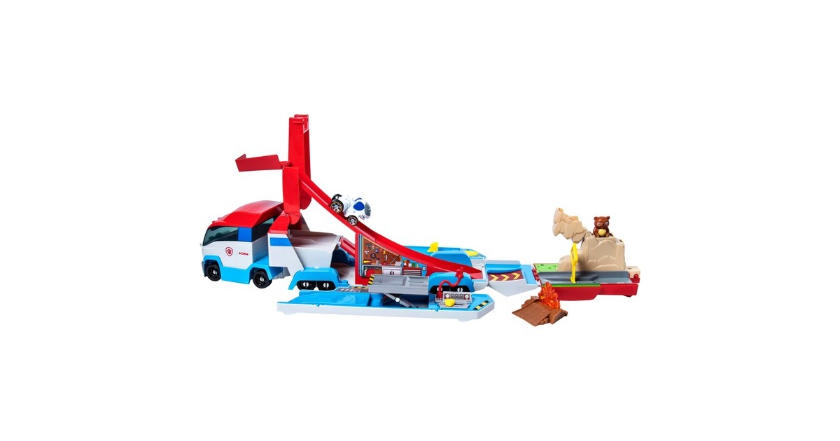 Spin Master Paw Patrol True Metal Launch'N Haul Paw Patroller, Spielfahrzeug