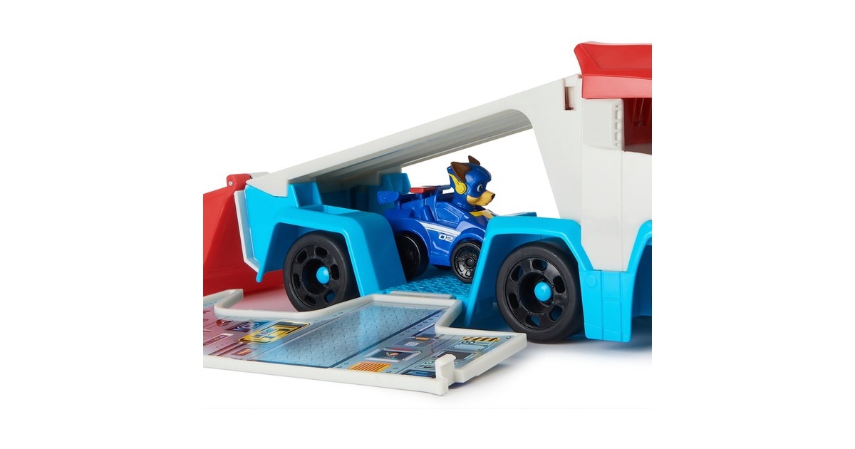 Spin Master Paw Patrol: Der Mighty Kinofilm, Pup Squad Patroller Teamfahrzeu, Spielfahrzeug(mit Chase-Spielzeugauto, Spielzeug)