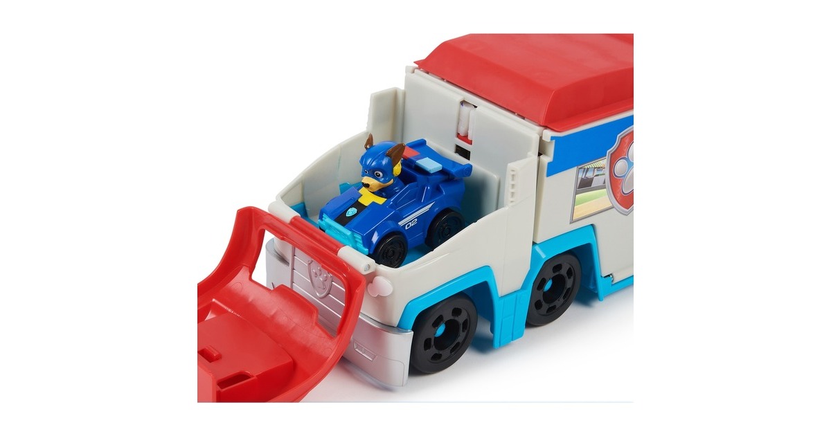 Spin Master Paw Patrol: Der Mighty Kinofilm, Pup Squad Patroller Teamfahrzeu, Spielfahrzeug(mit Chase-Spielzeugauto, Spielzeug)