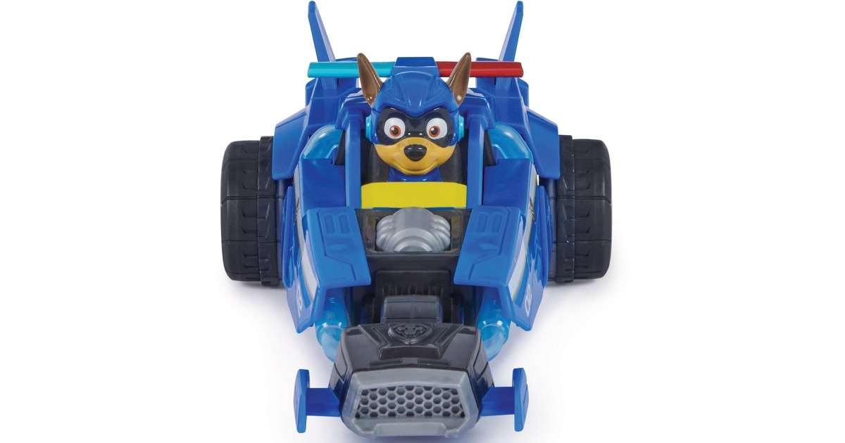 Spin Master Paw Patrol: Der Mighty Kinofilm, ferngesteuertes Polizeiauto mit Chase, RC(blau)