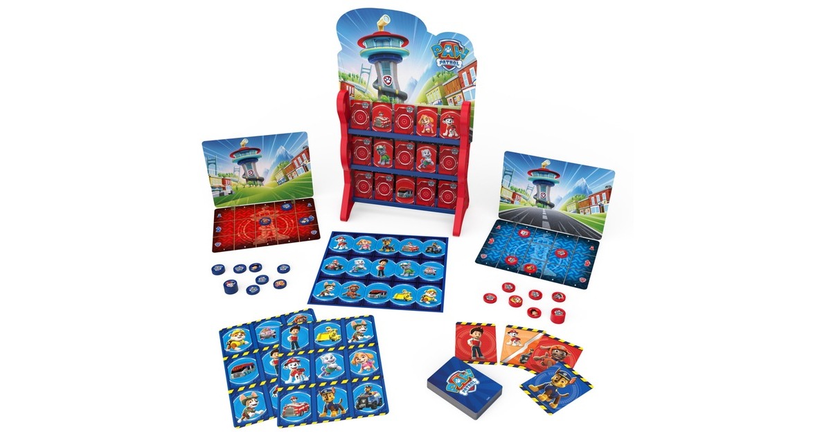 Spin Master Paw Patrol: Games HQ - Spielesammlung, Gesellschaftsspiel