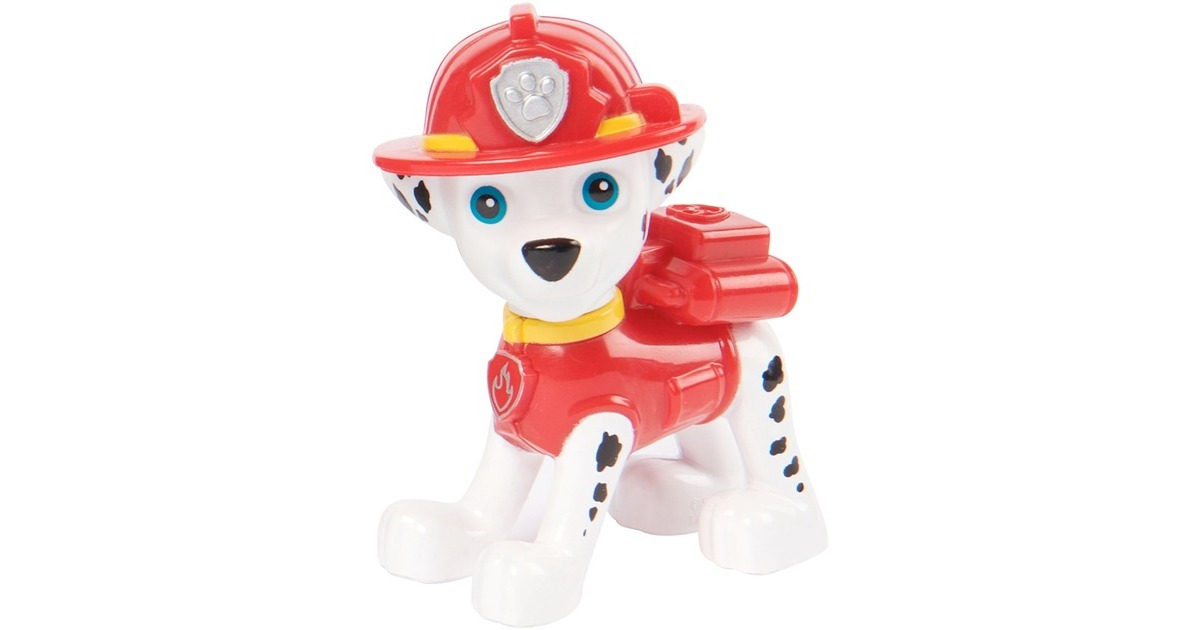 Spin Master Paw Patrol - Feuerwehr-Auto mit Marshall-Figur, Spielfahrzeug(rot)