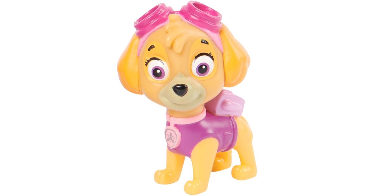 Spin Master Paw Patrol - Helikopter mit Skye-Figur, Spielfahrzeug(grau/rosa)