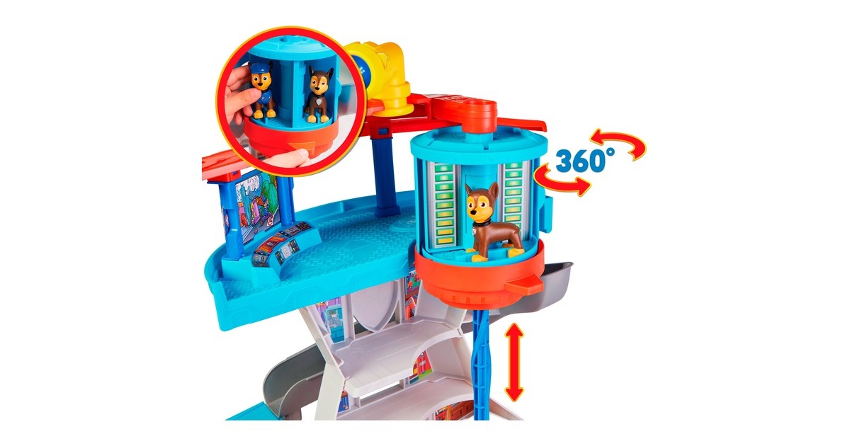 Spin Master Paw Patrol - Lookout Tower Hauptquartier Spielset, Kulisse