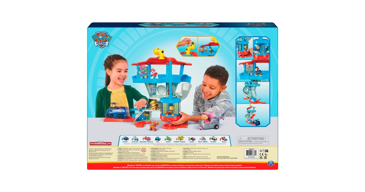 Spin Master Paw Patrol - Lookout Tower Hauptquartier Spielset, Kulisse
