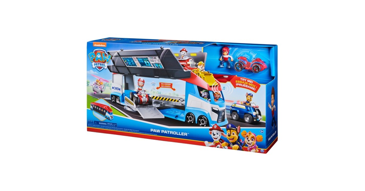 Spin Master Paw Patrol - Paw Patroller 2, Spielfahrzeug(mehrfarbig)