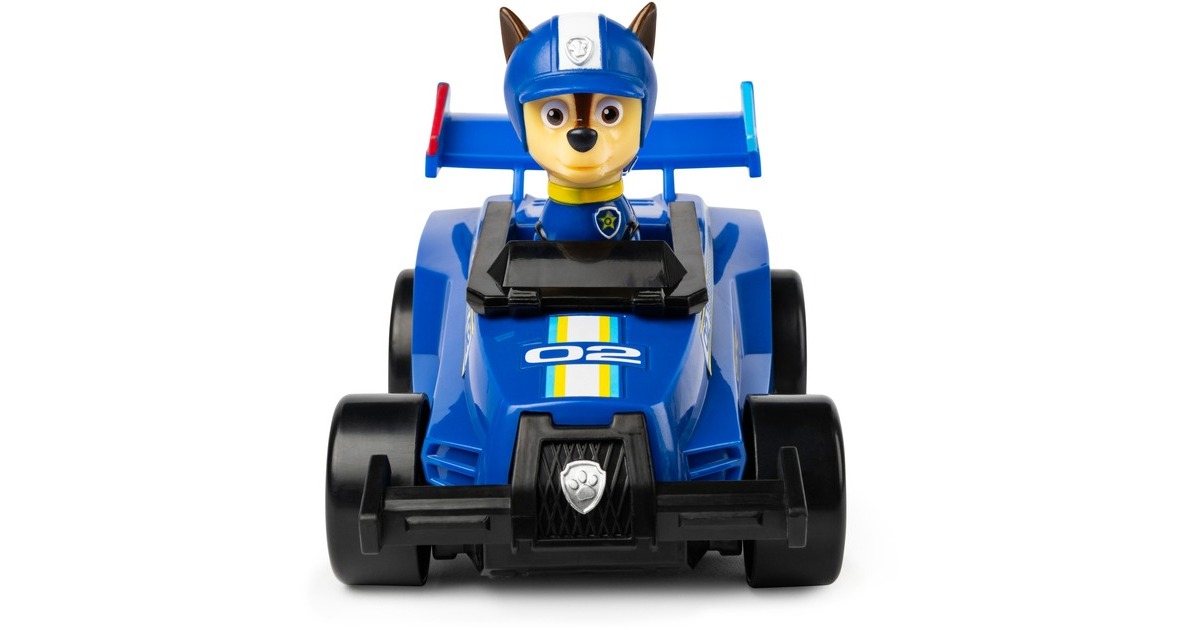 Spin Master Paw Patrol - Ready, Race, Rescue, Chases Race & Go Deluxe Basis Fahrzeug , Spielfahrzeug(mit Figur)