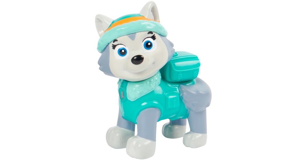 Spin Master Paw Patrol - Schneemobil mit Everest-Figur, Spielfahrzeug(grau)