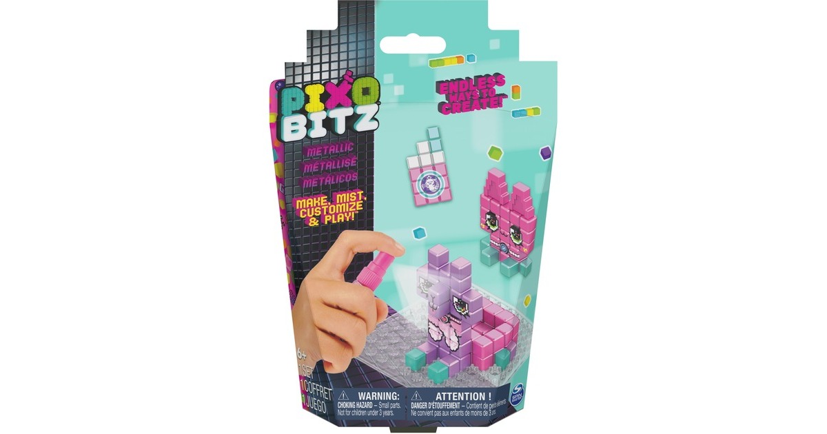 Spin Master Pixobitz Metallic Set, Basteln