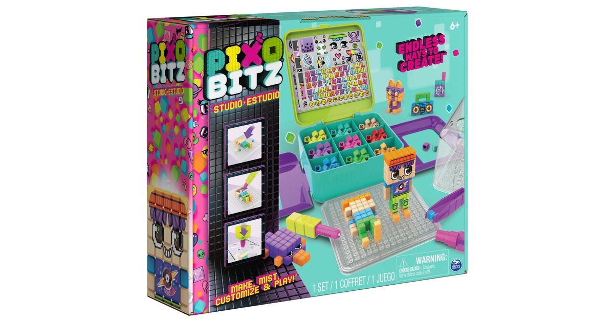 Spin Master Pixobitz Sprühperlen Studio, Basteln