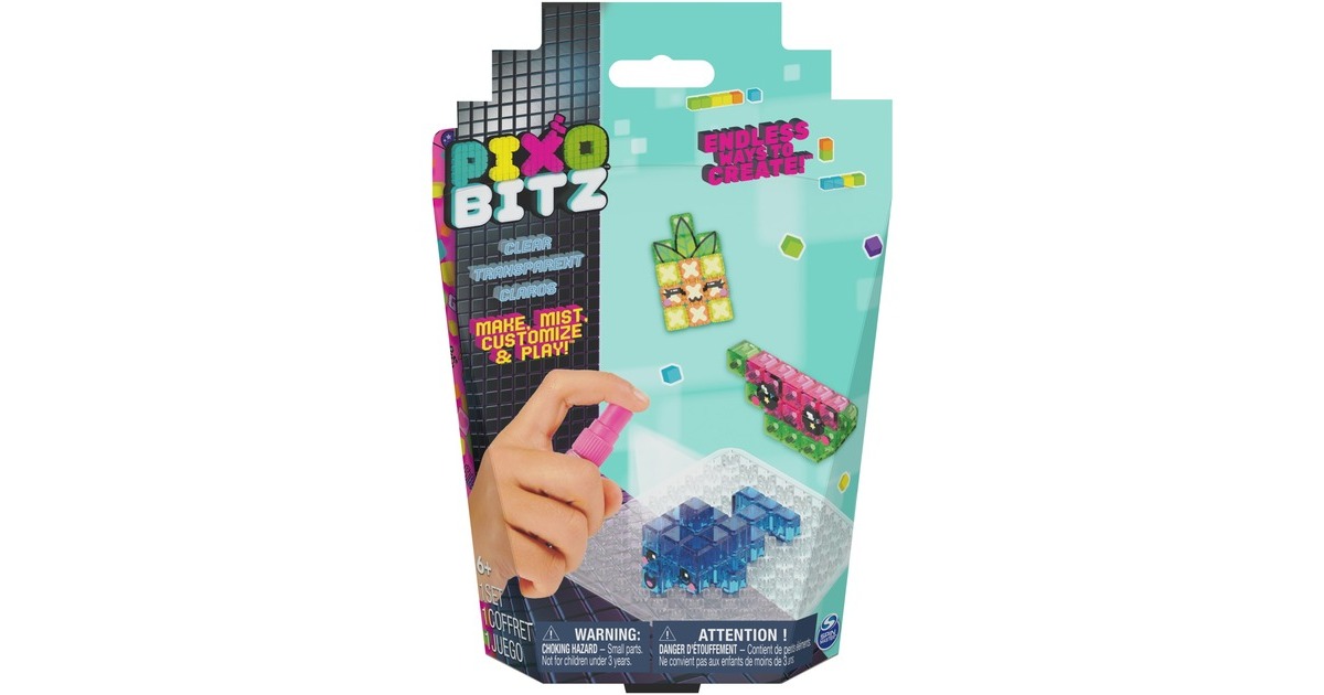 Spin Master Pixobitz Transparent Set, Basteln