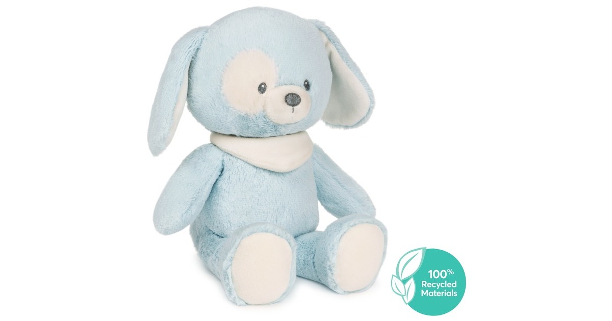 Spin Master Plüsch-Hündchen aus 100% recyceltem Material, Kuscheltier(hellblau/weiß)