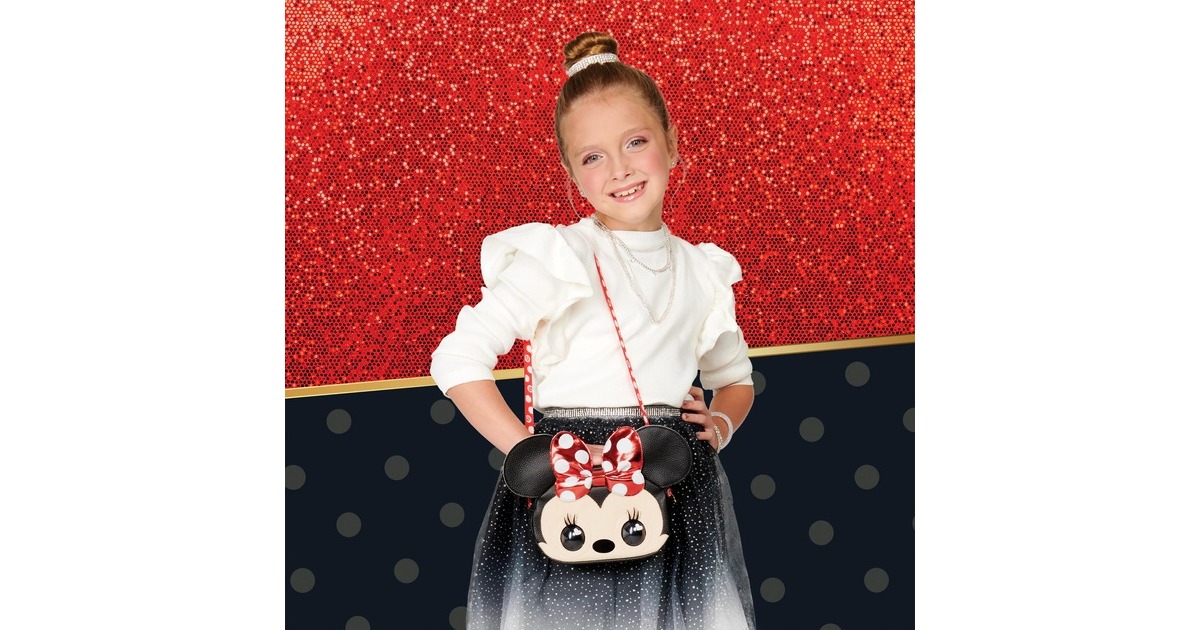 Spin Master Purse Pets Disney Minnie Mouse , Tasche(beige/rot)