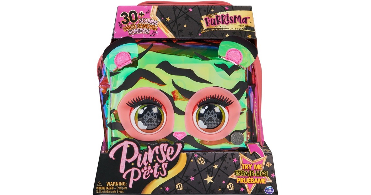 Spin Master Purse Pets Holographischer Tiger, Tasche(mehrfarbig)