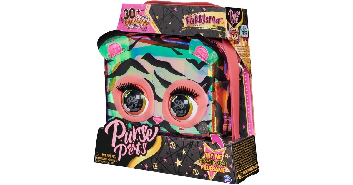 Spin Master Purse Pets Holographischer Tiger, Tasche(mehrfarbig)