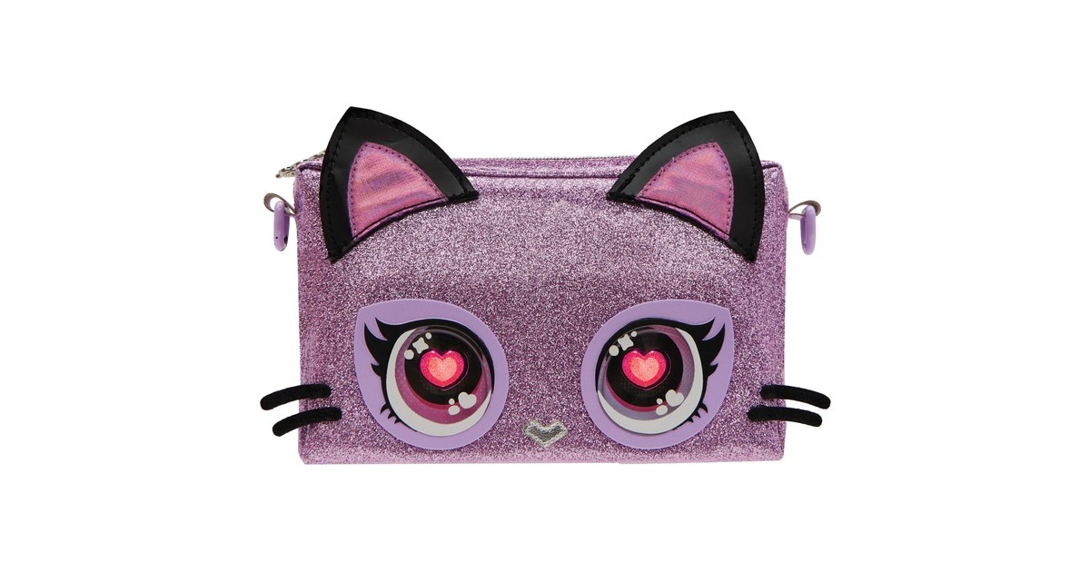 Spin Master Purse Pets Wristlet Kätzchen , Tasche(pink/schwarz (glänzend))