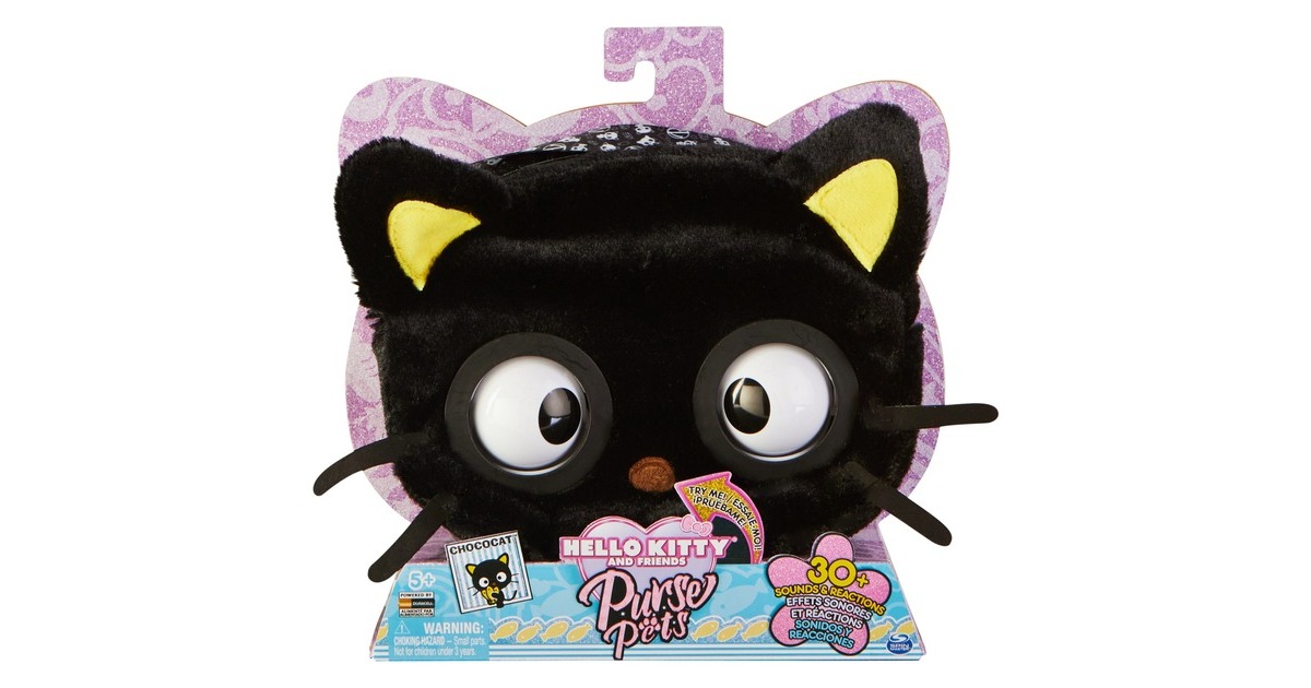 Spin Master Purse Pets - Chococat, Tasche(schwarz)