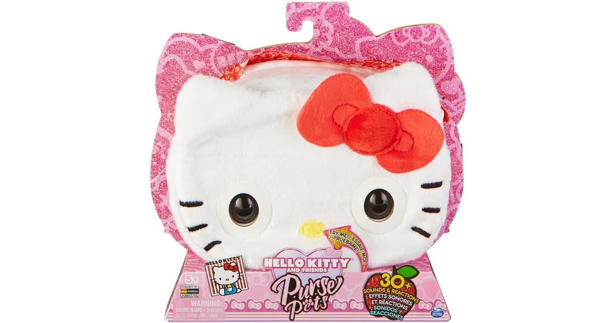 Spin Master Purse Pets - Hello Kitty, Tasche(weiß/rot)