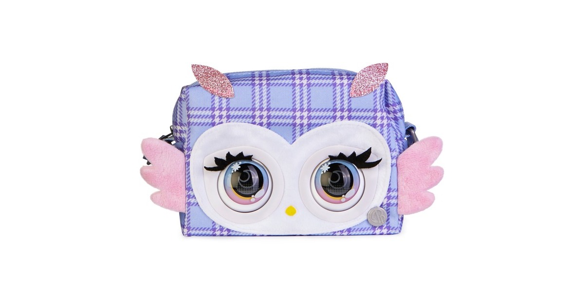 Spin Master Purse Pets - Print Perfect Eule, Tasche(lila/rosa)