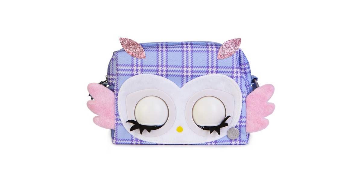 Spin Master Purse Pets - Print Perfect Eule, Tasche(lila/rosa)