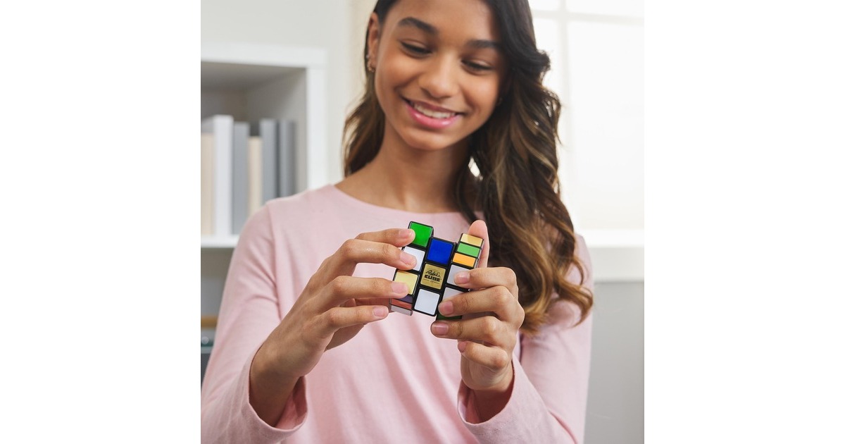 Spin Master Rubik's - 3x3 Retro Cube - 50th Anniversary, Geschicklichkeitsspiel