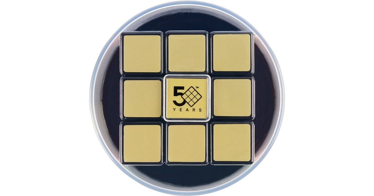 Spin Master Rubik's - 3x3 Retro Cube - 50th Anniversary, Geschicklichkeitsspiel