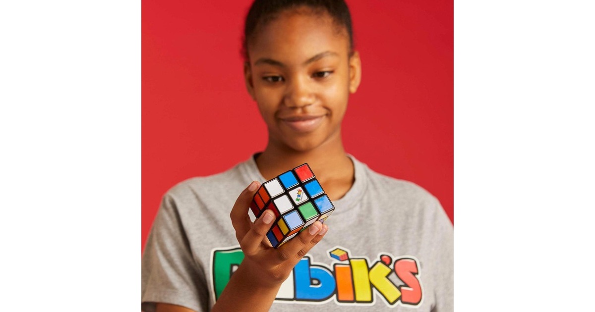 Spin Master Rubik's - Cube 3x3 Zauberwürfel, Geschicklichkeitsspiel