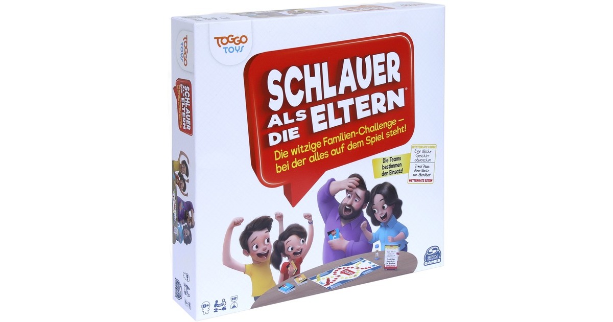 Spin Master Schlauer als die Eltern, Quizspiel