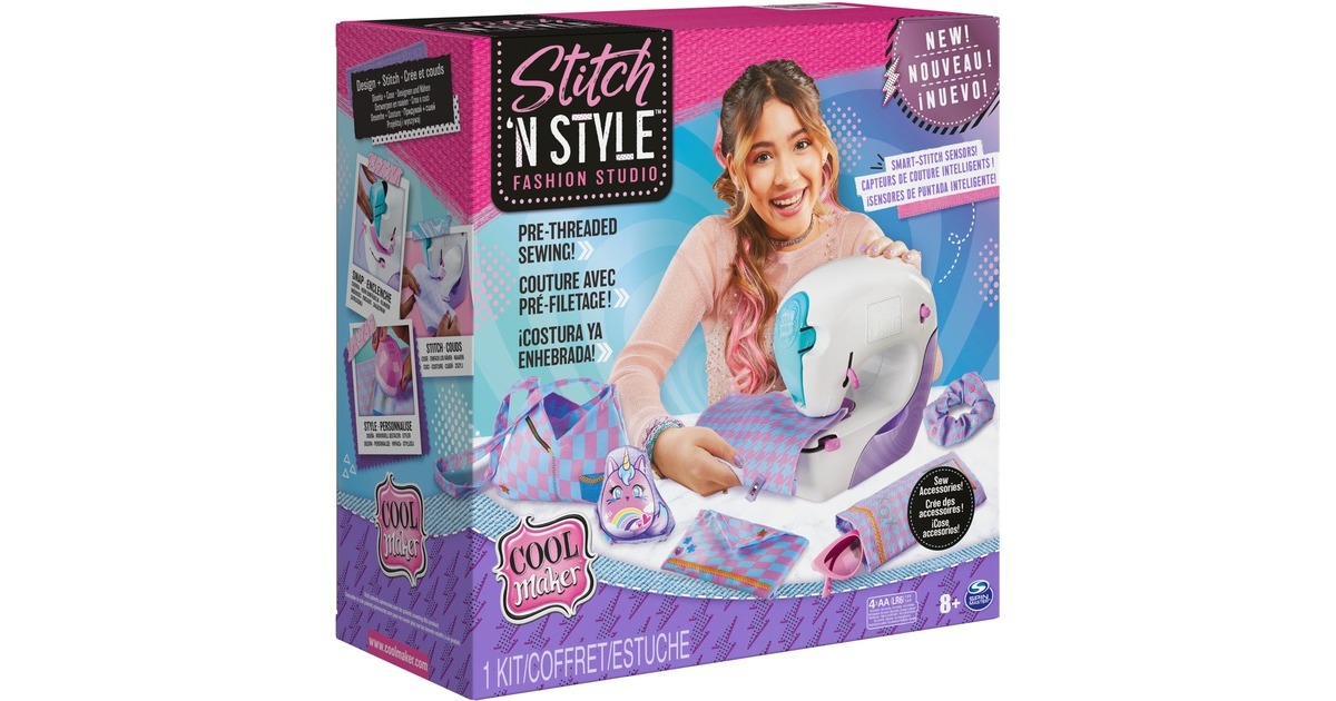 Spin Master Stitch n Style Nähmaschine, Basteln