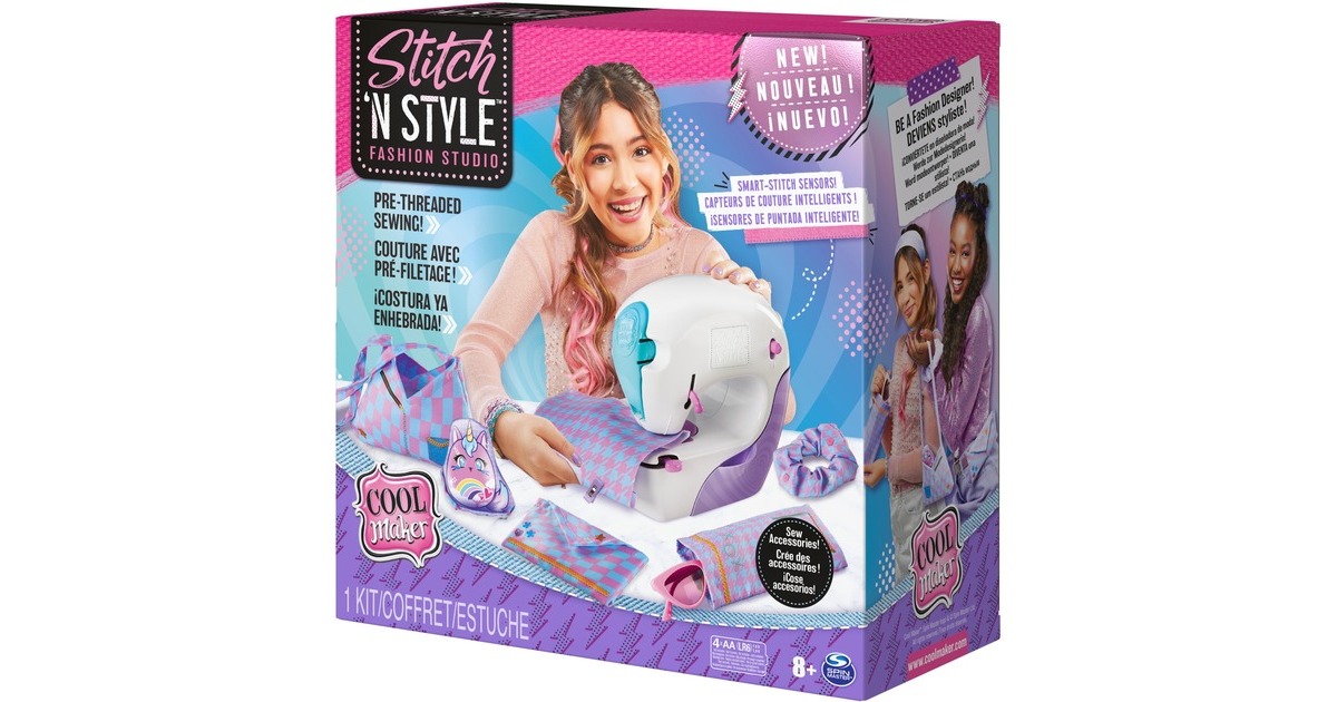 Spin Master Stitch n Style Nähmaschine, Basteln
