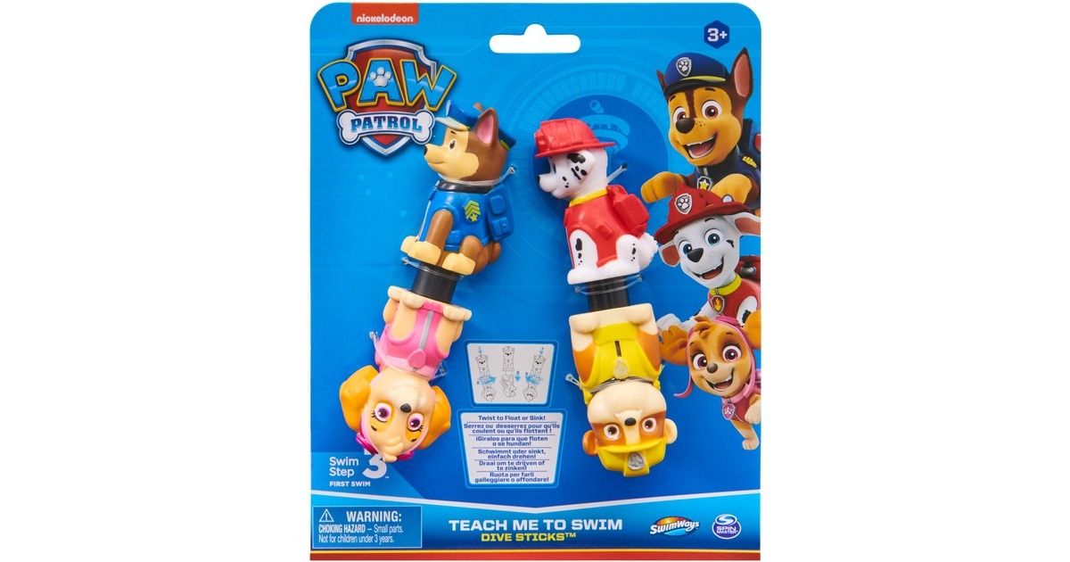 Spin Master SwimWays Paw Patrol Tauchsticks, Wasserspielzeug(mehrfarbig)