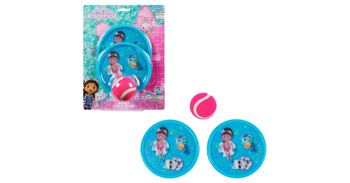 Spin Master Swimways - Gabby's Dollhouse Klettballspiel, Fangballspiel